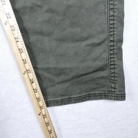 G.H. Bass & Co. Mens 5 Pocket Canvas Field Hunting Pants Green Breen 40x32 - Picture 13 of 14